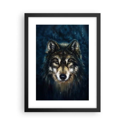 Poster in einem schwarzem Rahmen - Alpha? Und Omega - 30x40 cm