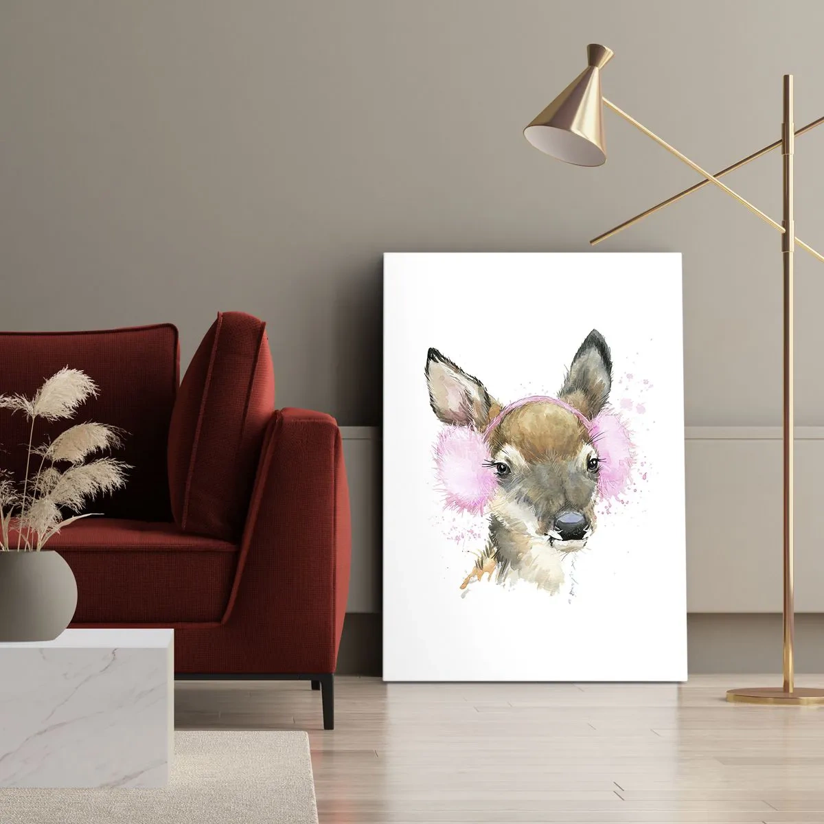 Bild auf Leinwand - Leinwandbild - Und der Frost ist nicht mehr schrecklich - 45x80 cm