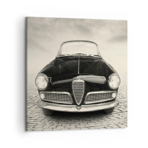 Bild auf Leinwand - Leinwandbild - Man muss mich einfach lieben - 50x50 cm