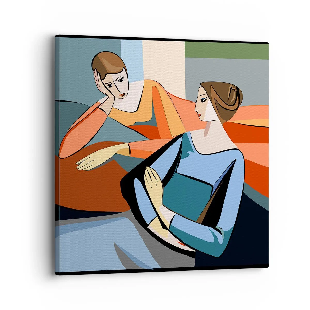 Bild auf Leinwand - Leinwandbild - Moment der Zuversicht - 30x30 cm