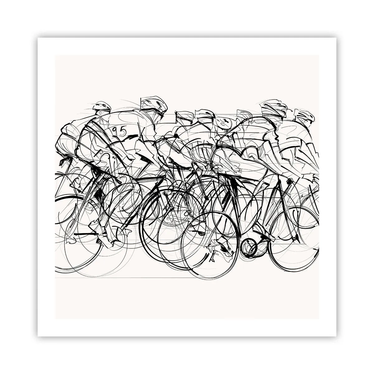 Poster - Gemeinsam als Team - 60x60 cm