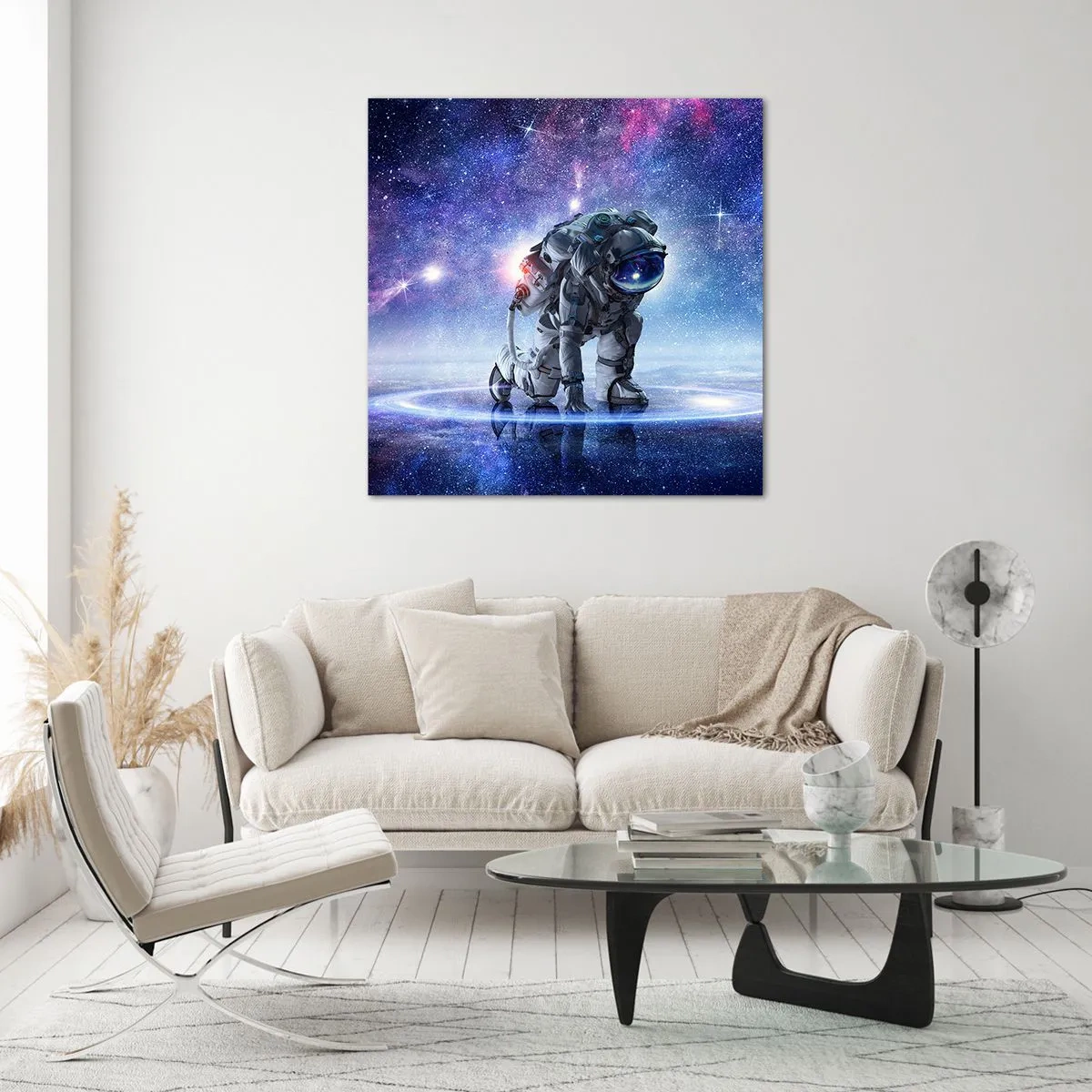 Glasbild - Bild auf glas - Der Sternenhimmel über mir - 40x40 cm