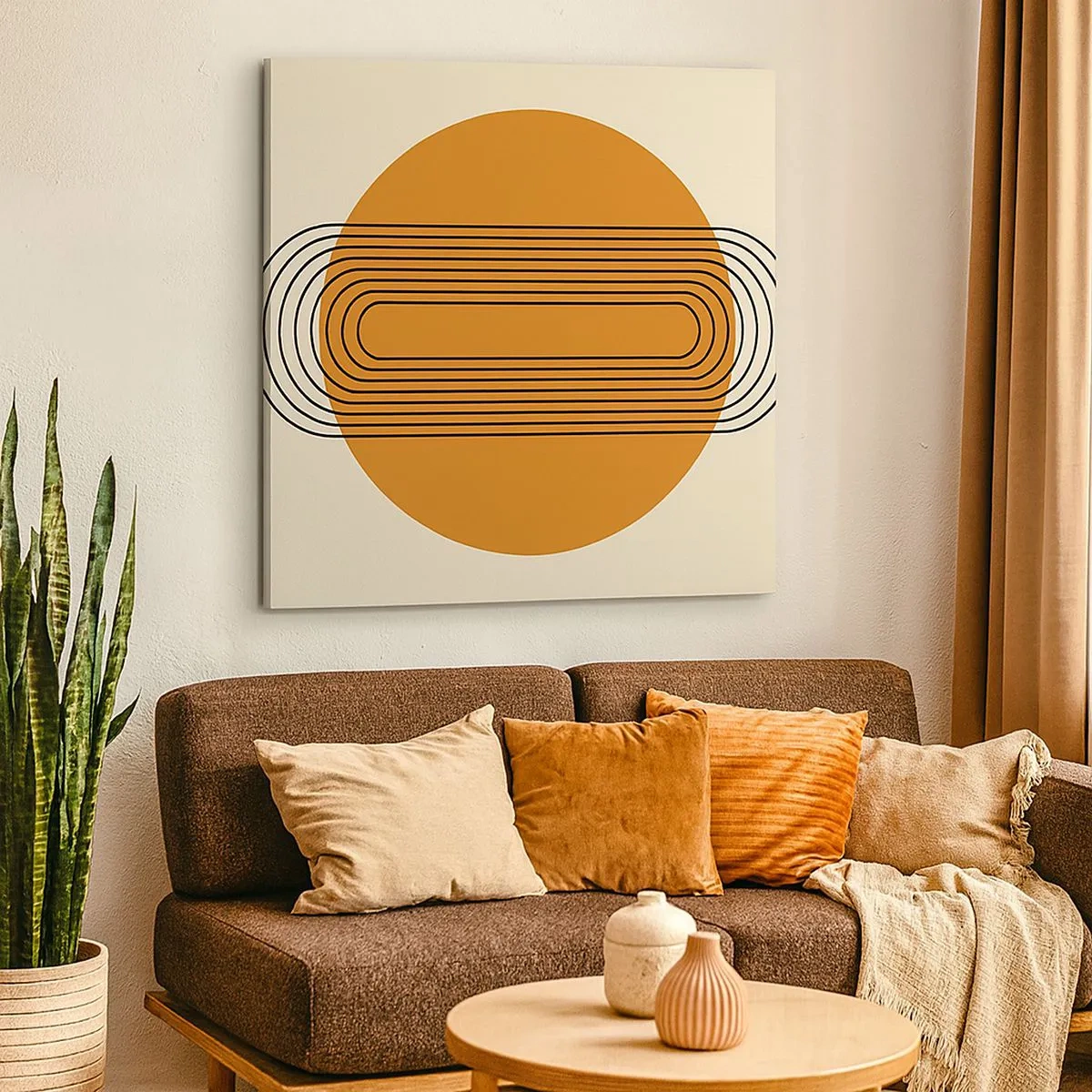 Bild auf Leinwand - Leinwandbild - Perfekter Plan - 30x30 cm