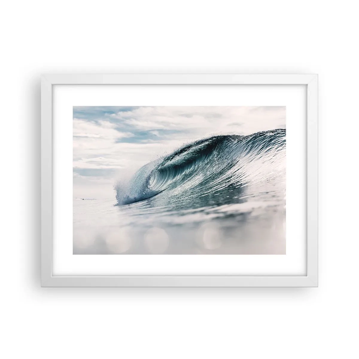 Poster in einem weißen Rahmen - Wasserspitze - 40x30 cm