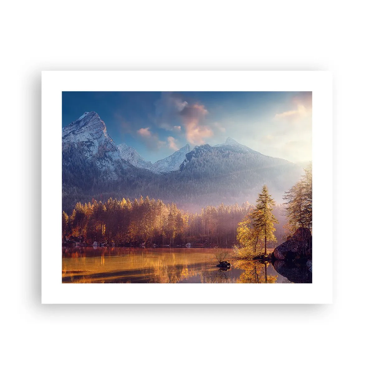 Poster - In den Bergen und Tälern - 50x40 cm