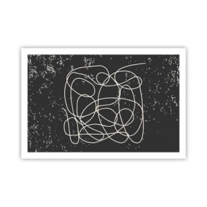 Poster - Wandernde, umherschweifende Gedanken - 91x61 cm