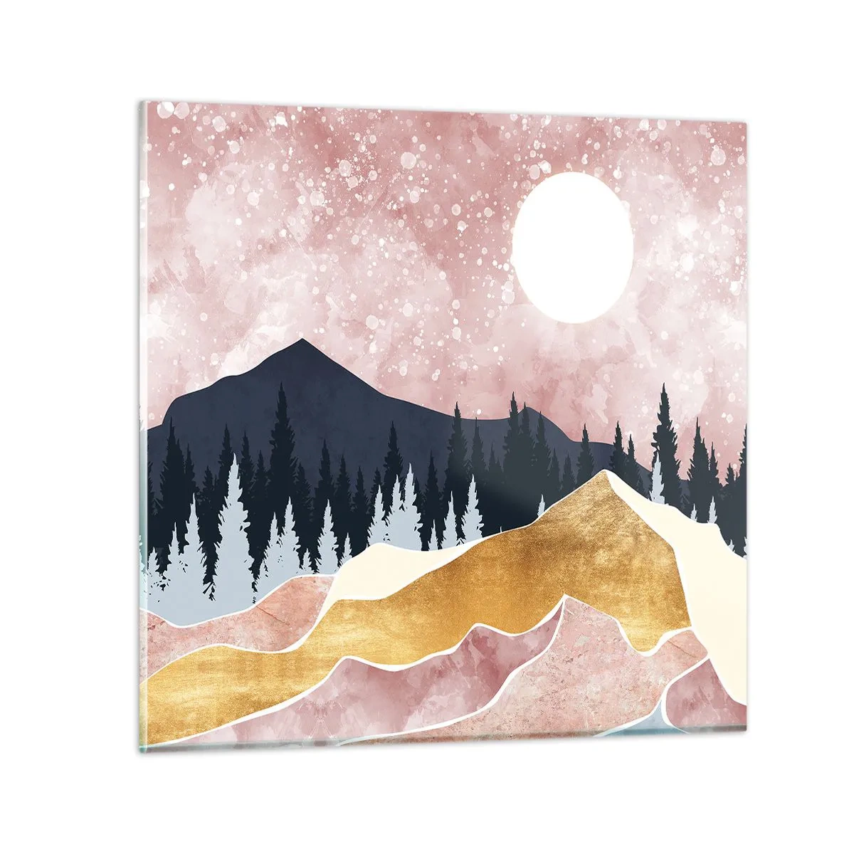 Glasbild - Bild auf glas - Nachtwache - 50x50 cm