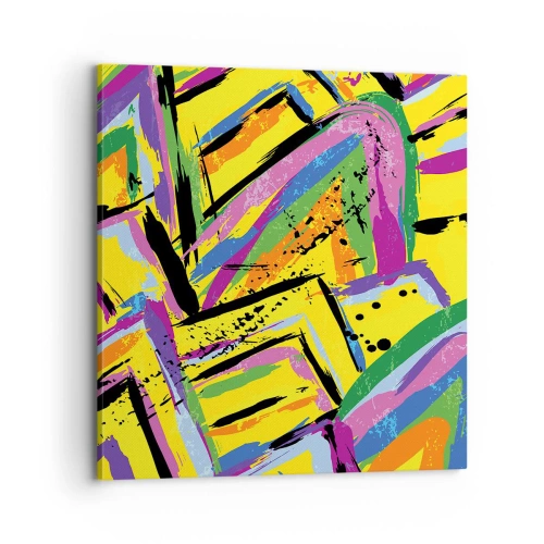 Bild auf Leinwand - Leinwandbild - Bis sie vor Freude schreit - 70x70 cm