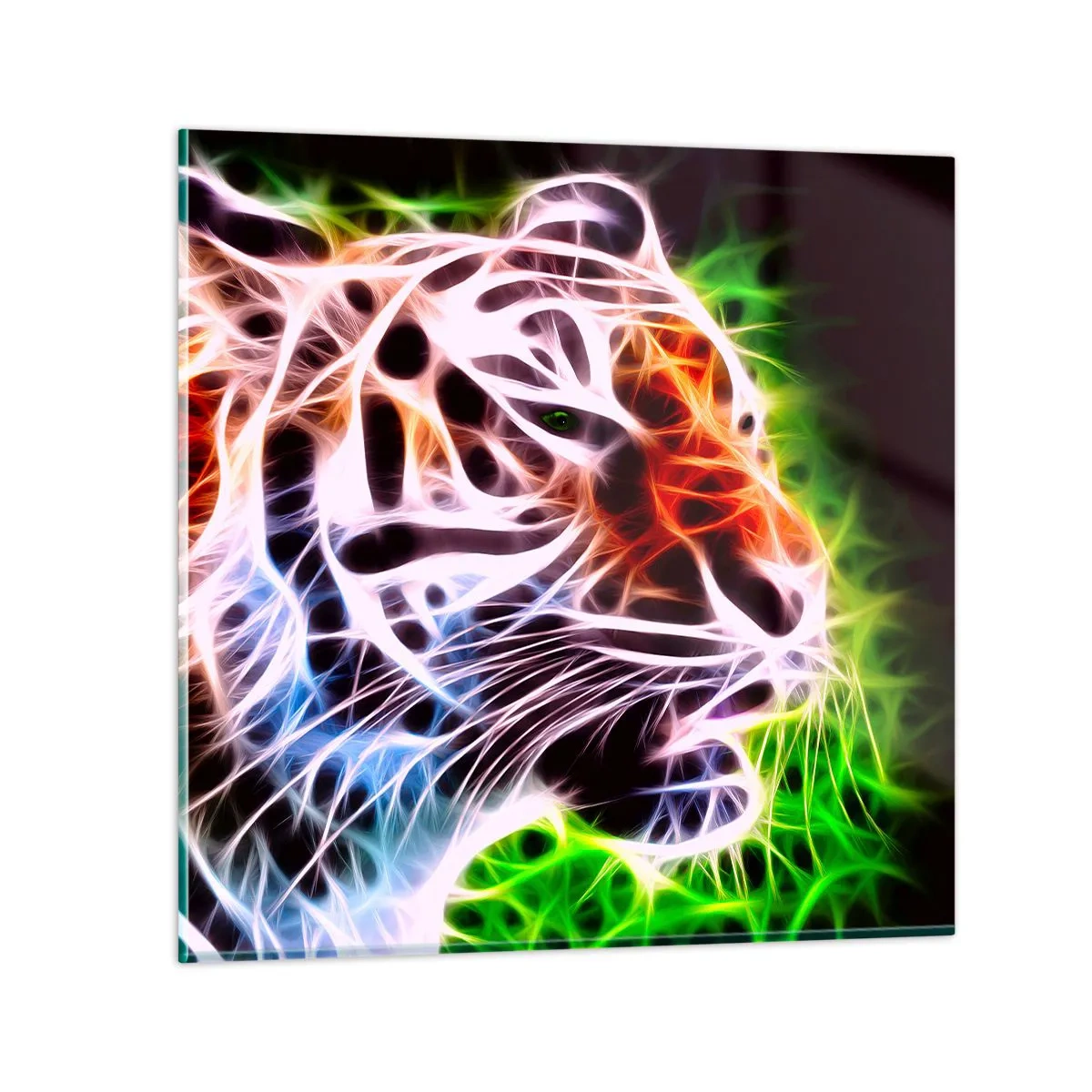 Glasbild - Bild auf glas - Schreckliche Aura - 60x60 cm