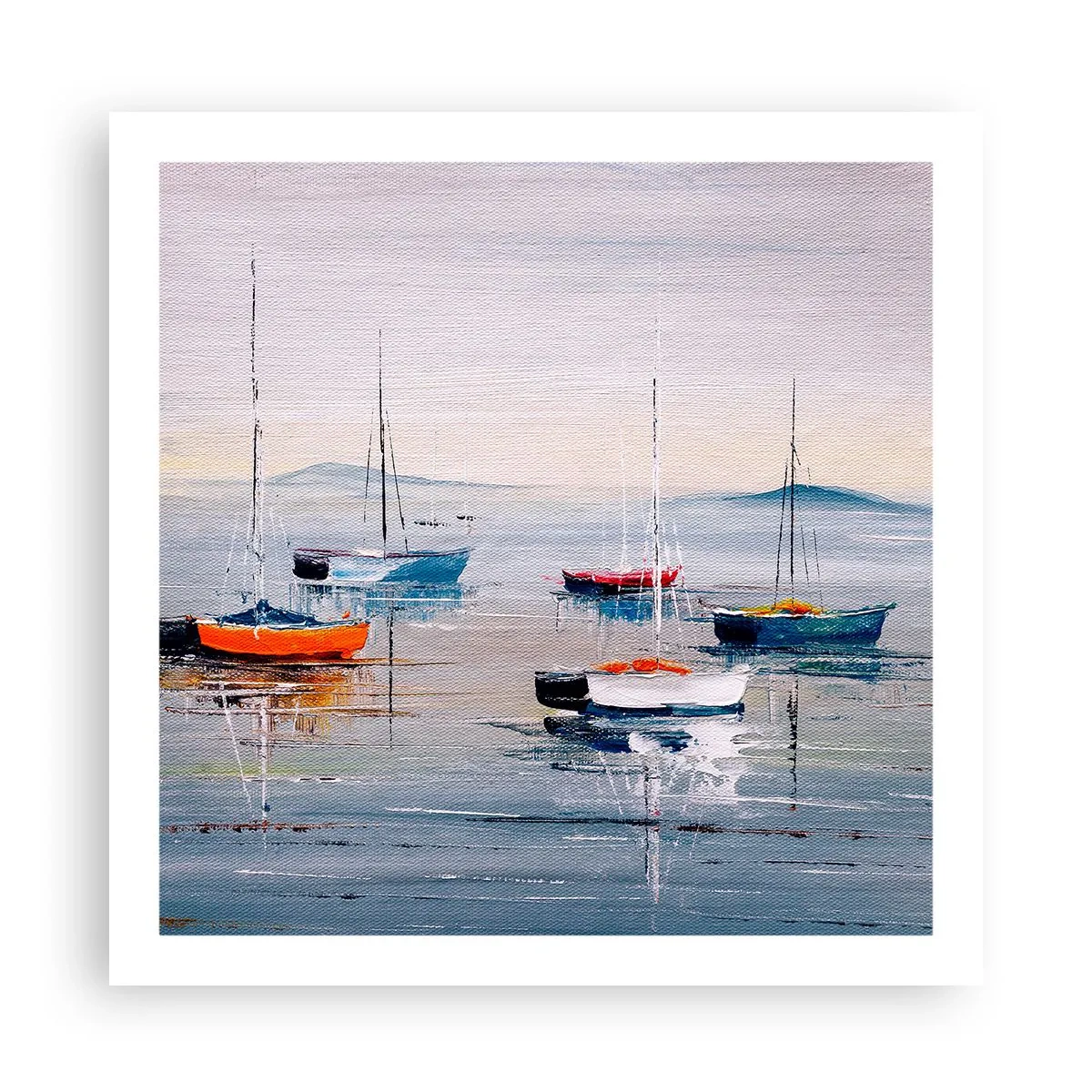 Poster - Wohlverdiente Ruhe - 60x60 cm