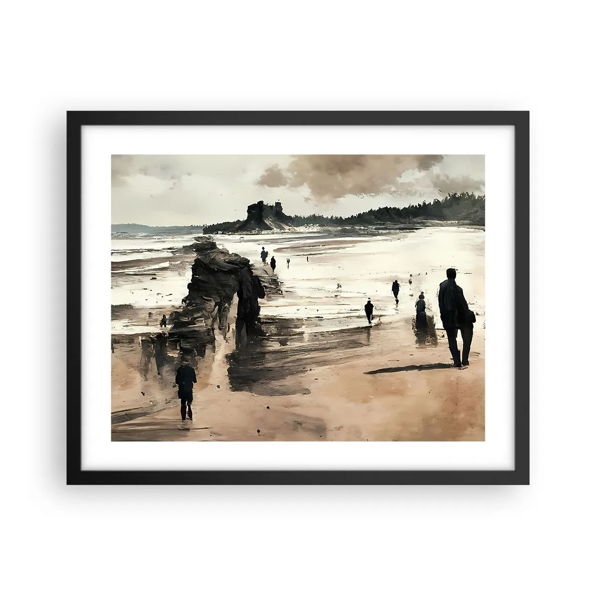 Poster in einem schwarzem Rahmen - Einberufen - 50x40 cm