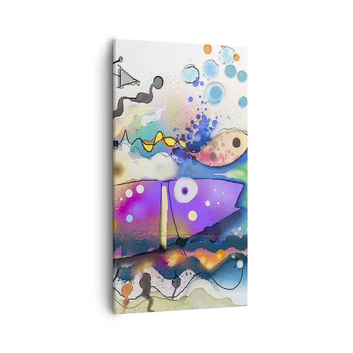 Bild auf Leinwand - Leinwandbild - Es fehlen die Worte! - 55x100 cm