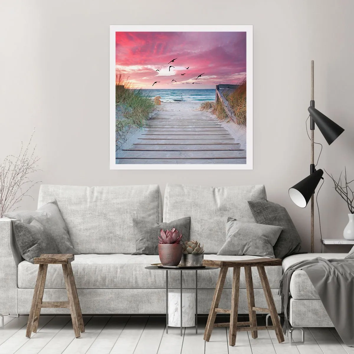 Poster - Baltischer Eindruck - 60x60 cm