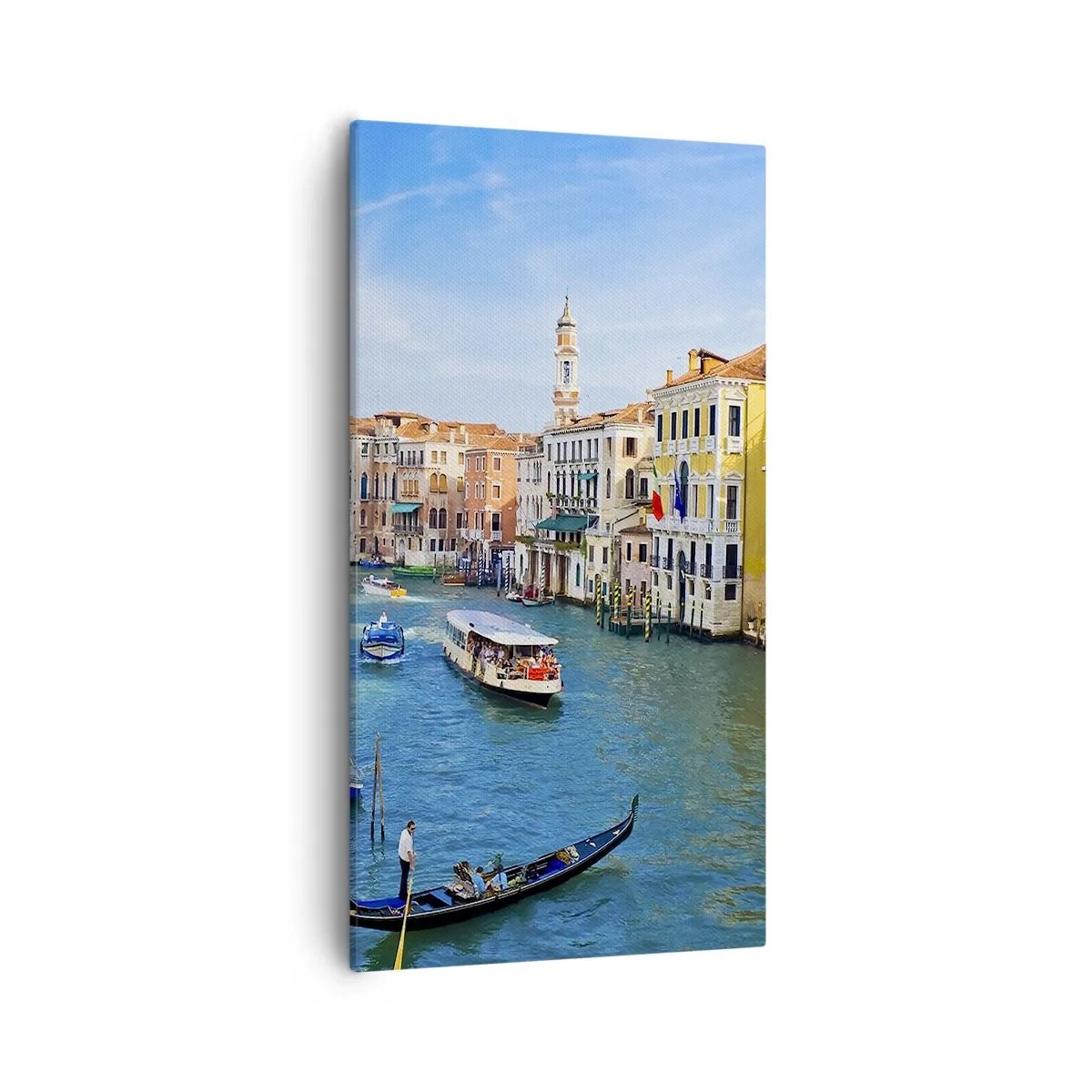 Bild auf Leinwand - Leinwandbild - Der einzigartige Verkehr der Welt - 55x100 cm