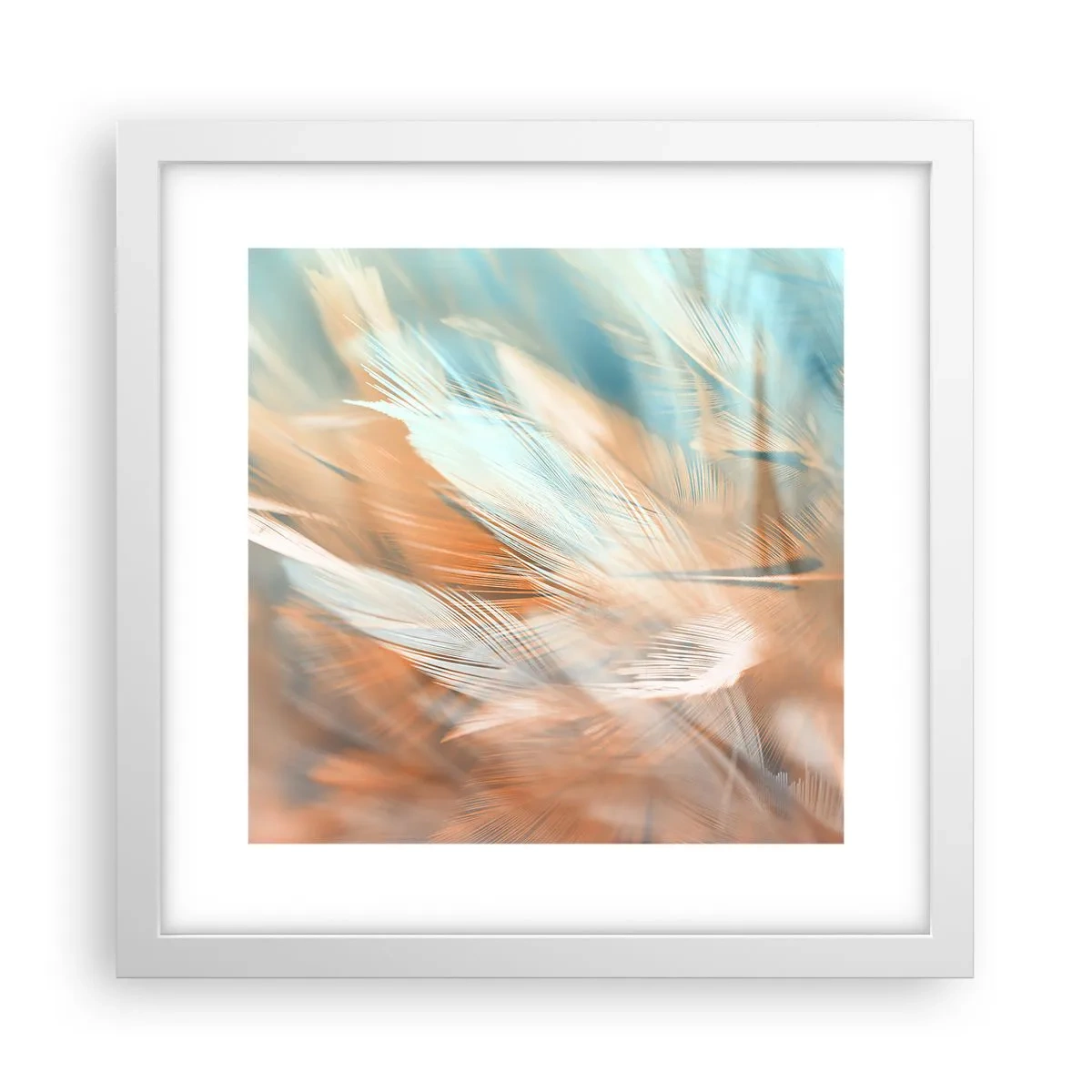 Poster in einem weißen Rahmen - Im Land der Sanftmut - 30x30 cm