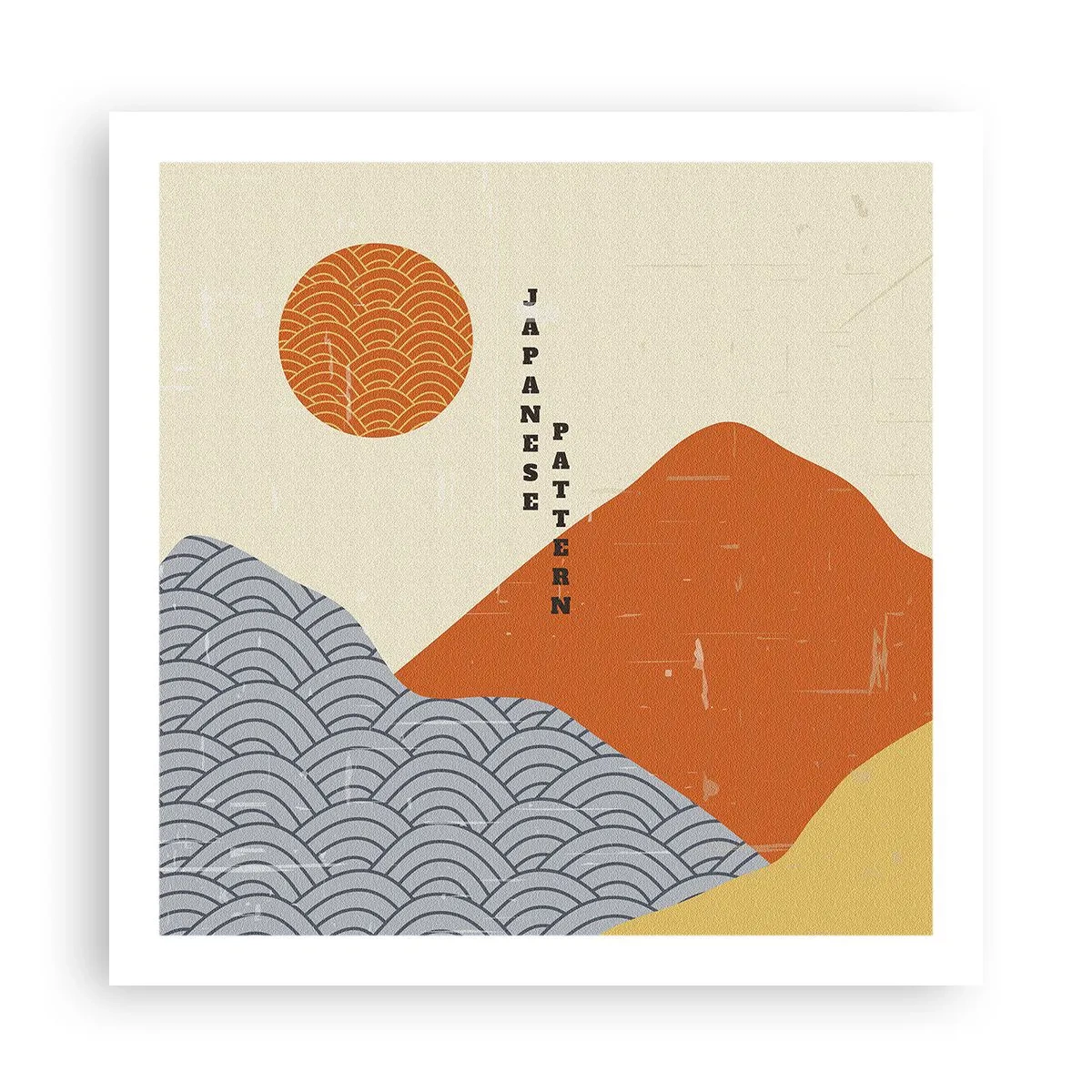 Poster - Im japanischen Geist - 60x60 cm