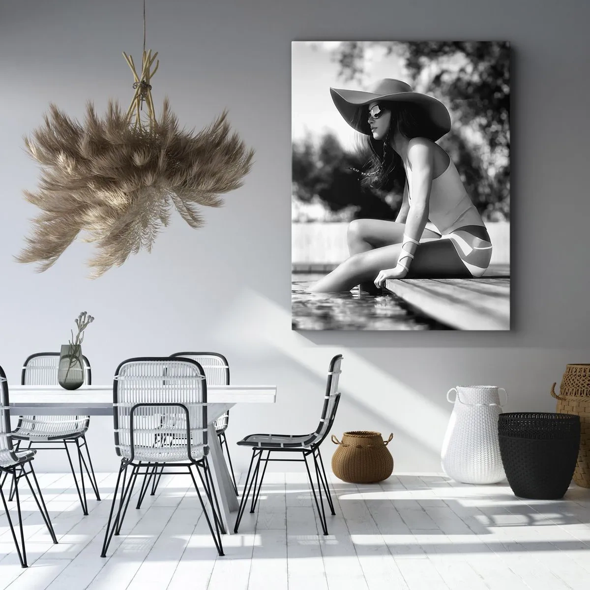 Bild auf Leinwand - Leinwandbild - Sommertraum - 55x100 cm