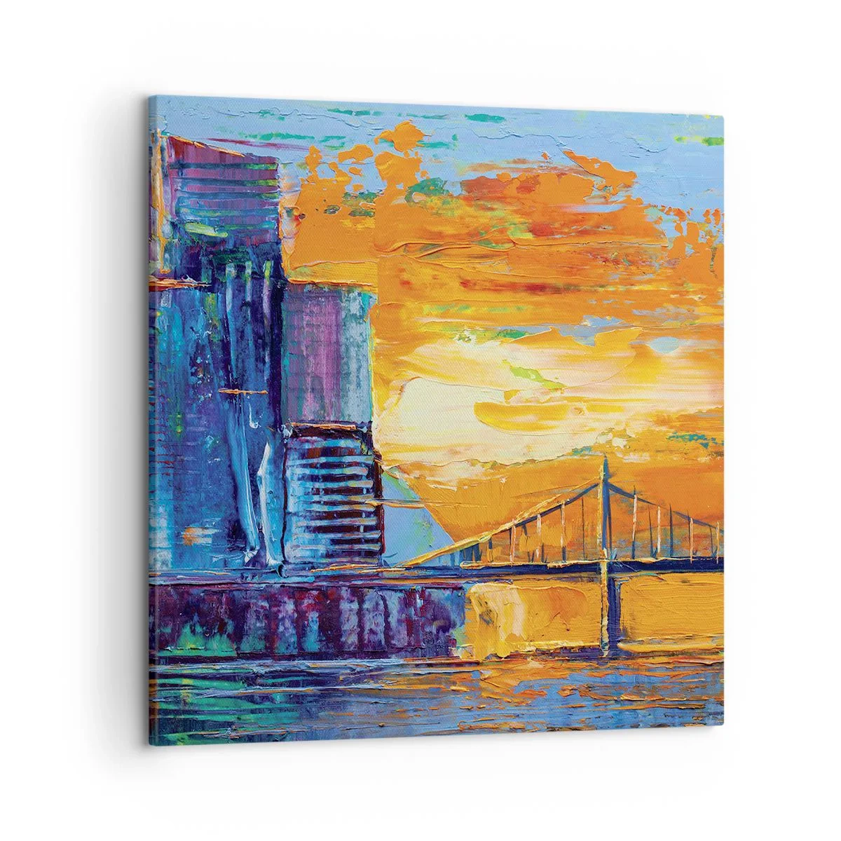 Bild auf Leinwand - Leinwandbild - Kultur und Natur - 50x50 cm