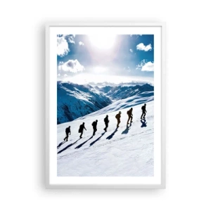 Poster in einem weißen Rahmen - Das Team der Eroberer - 50x70 cm