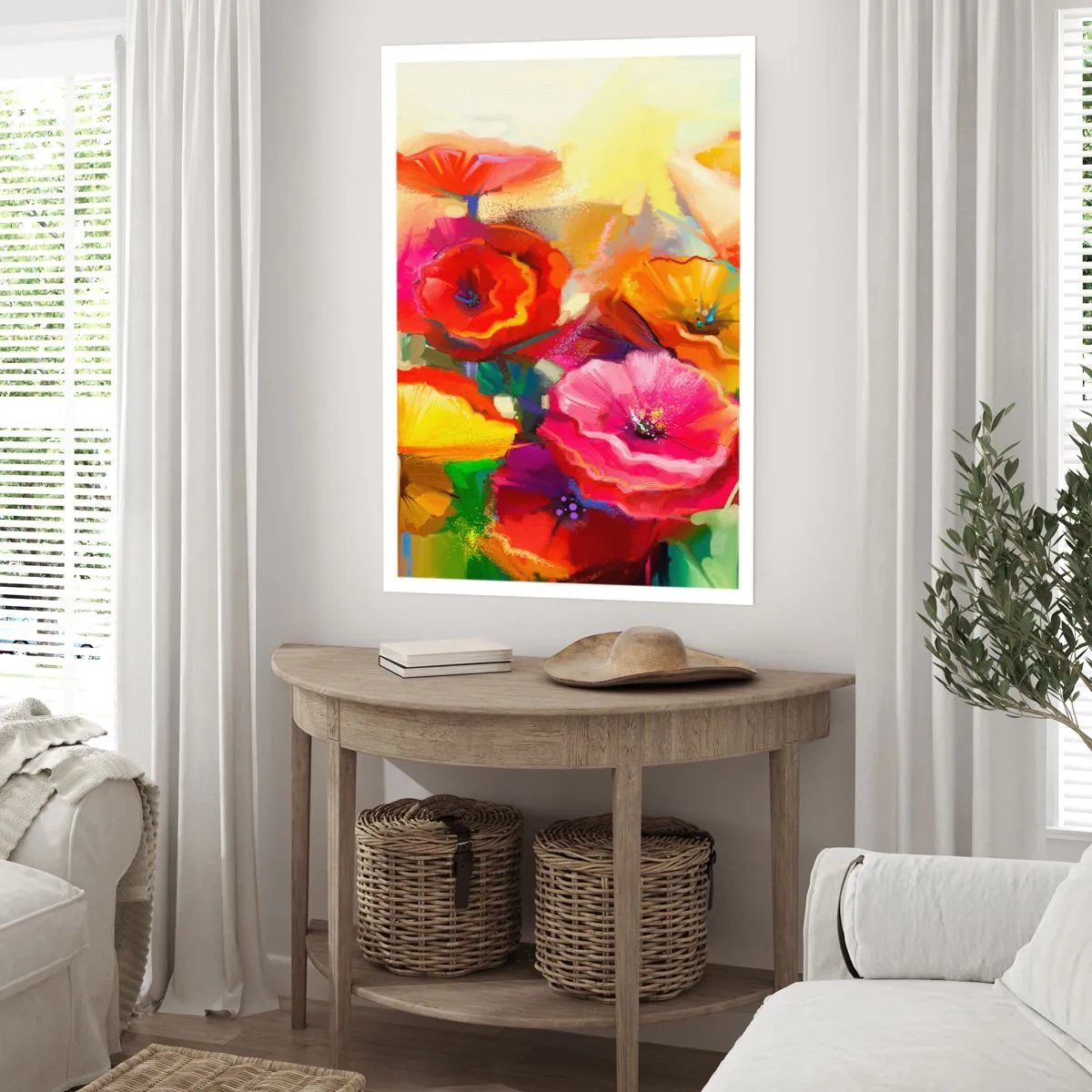 Poster - Nicht nur rot - 40x50 cm