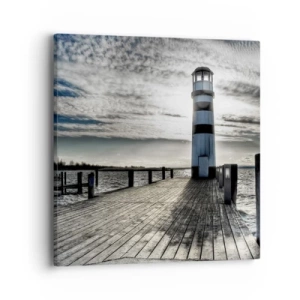 Bild auf Leinwand - Leinwandbild - Matrosen, ich warte auf euch - 40x40 cm