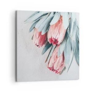 Bild auf Leinwand - Leinwandbild - Schämen sich für ihre eigene Schönheit - 50x50 cm