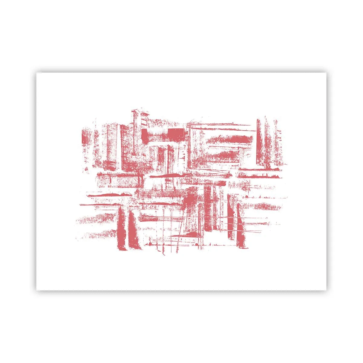 Poster - Die rote Stadt - 40x30 cm