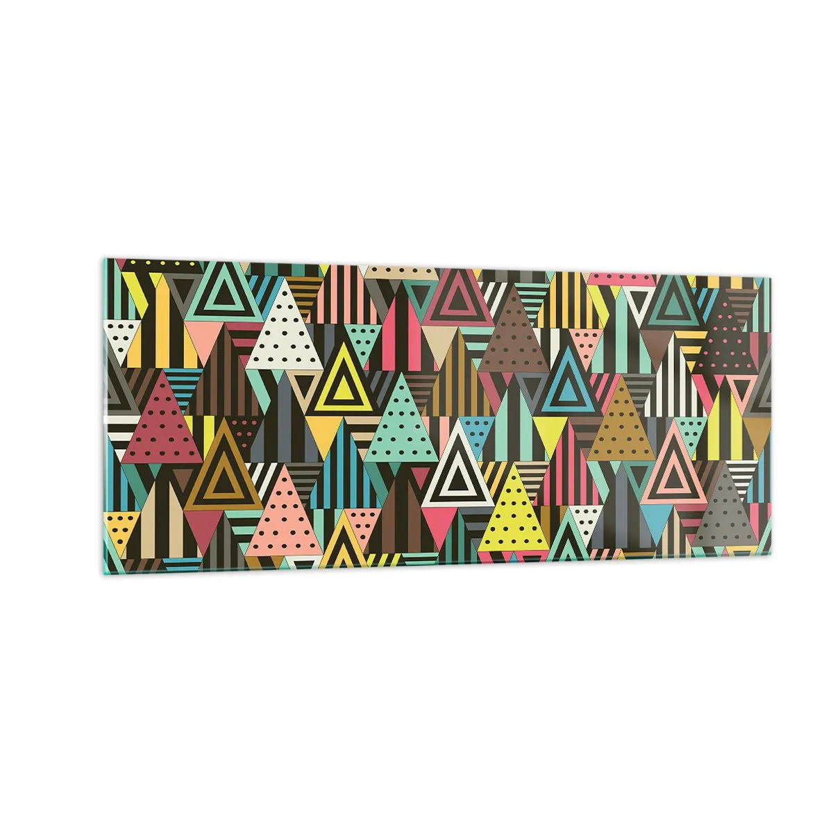 Glasbild - Bild auf glas - Im Rhythmus auf drei - 100x40 cm