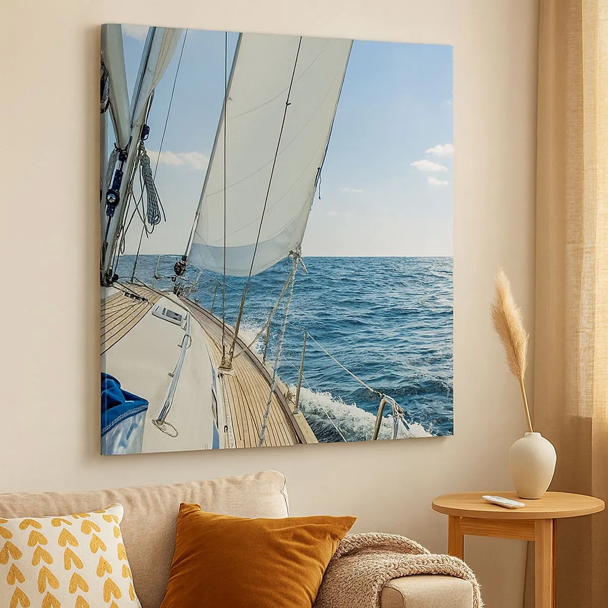 Bild auf Leinwand - Leinwandbild - Ahoi, Abenteuer - 30x30 cm