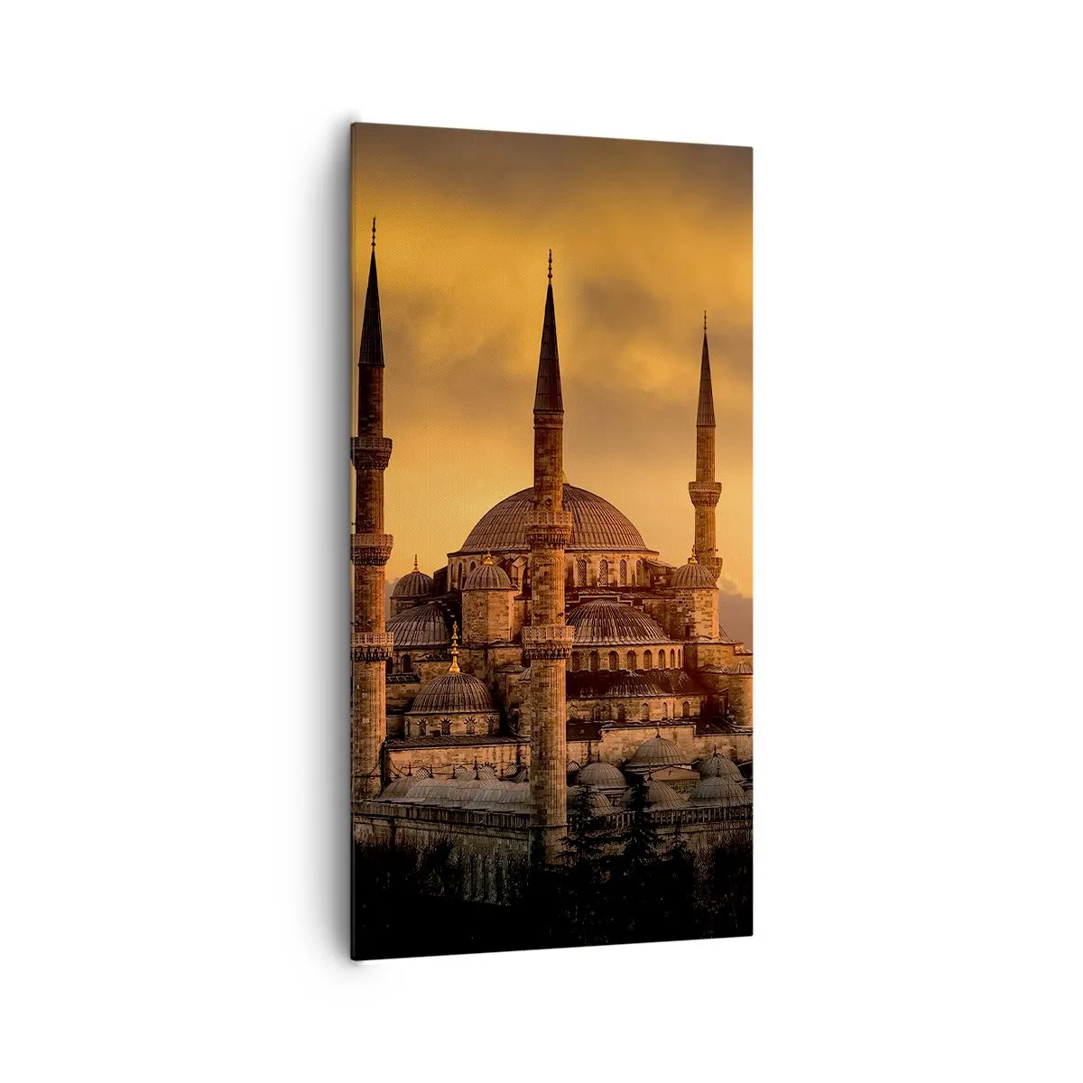 Bild auf Leinwand - Leinwandbild - Gott ist großartig - 65x120 cm