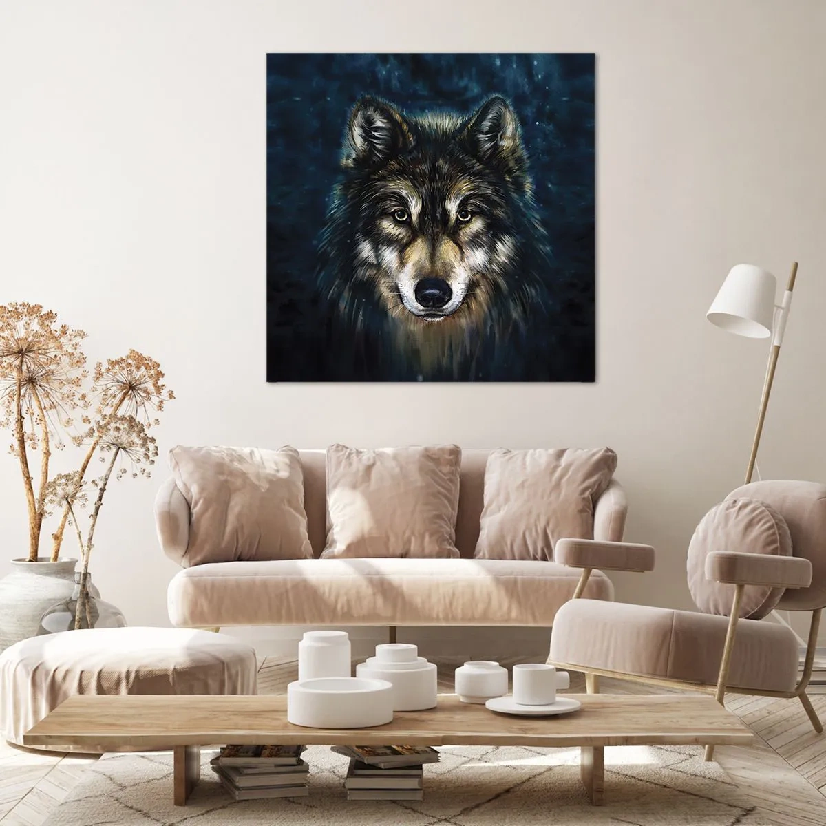 Bild auf Leinwand - Leinwandbild - Alpha? Und Omega - 70x70 cm