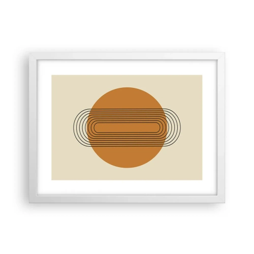 Poster in einem weißen Rahmen - Perfekter Plan - 40x30 cm