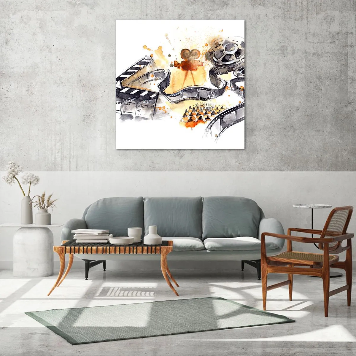 Glasbild - Bild auf glas - Im Land der Träume - 70x70 cm