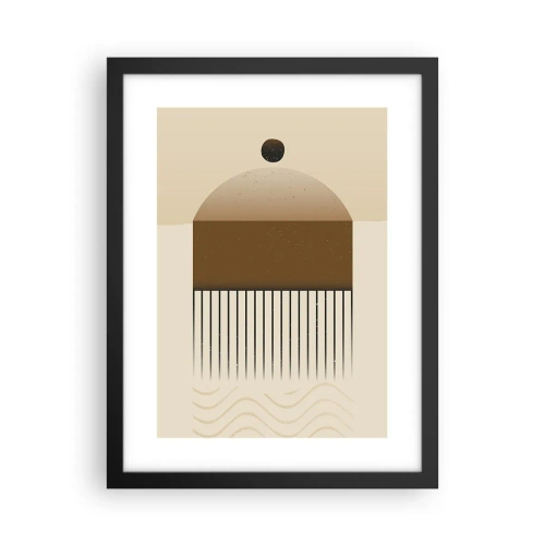 Poster in einem schwarzem Rahmen - Verschiedene Staaten - 30x40 cm