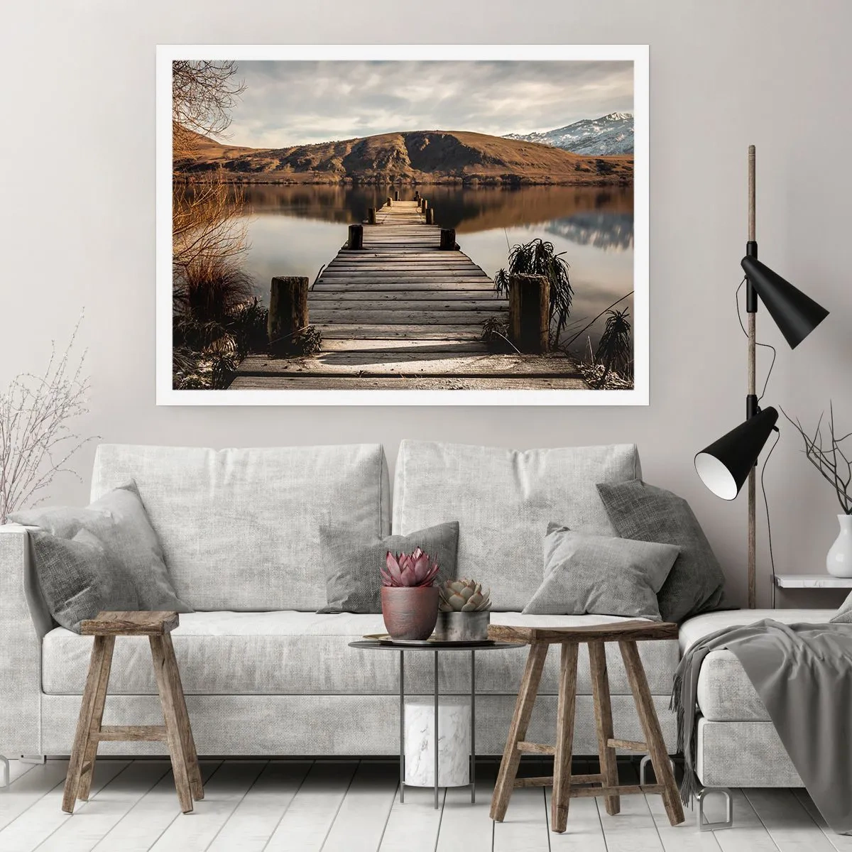 Poster - Landschaft in Stille - 40x30 cm