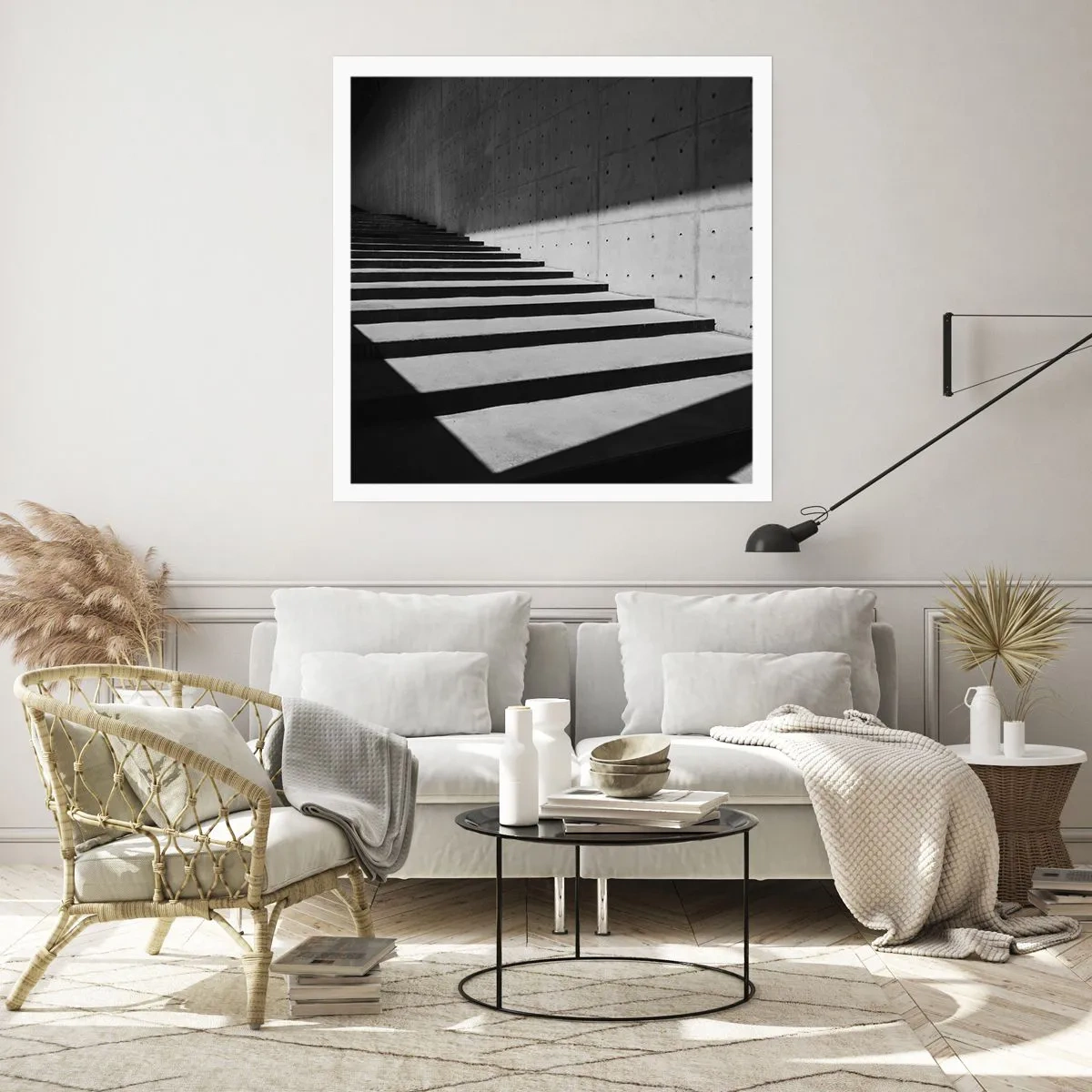 Poster - Rohe Schönheit des Modernismus - 50x50 cm