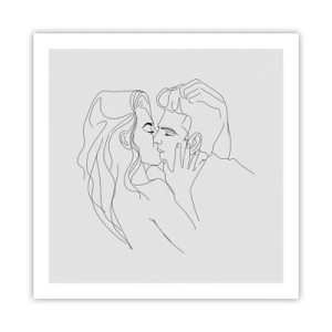 Poster - Dieselbe Linie - 60x60 cm