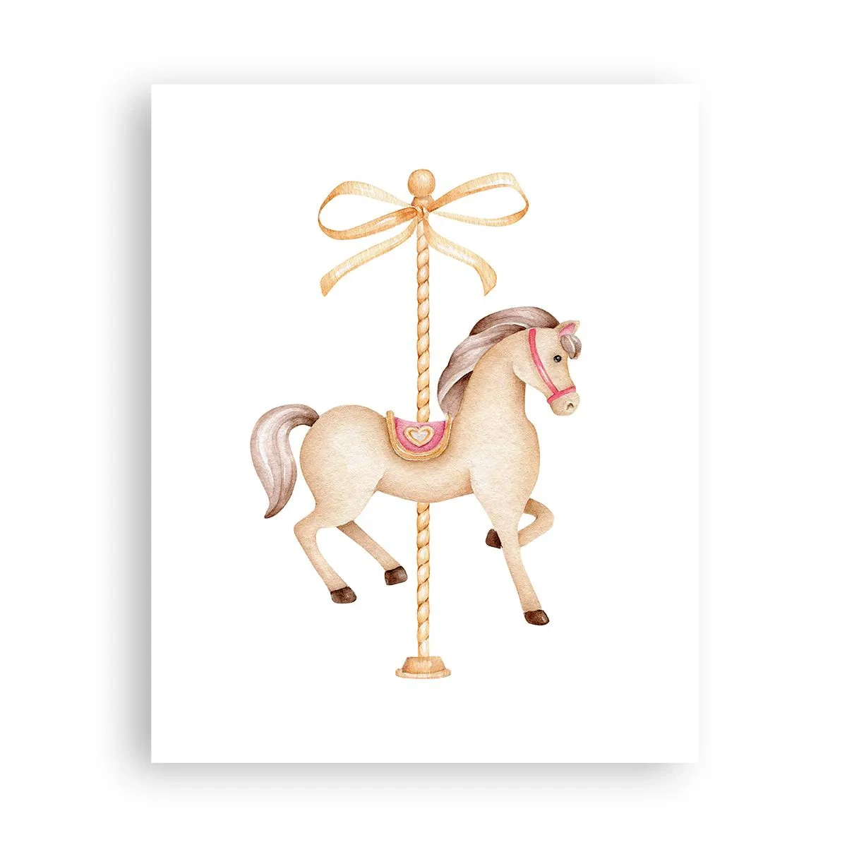 Poster - Anmutiger Trab - 40x50 cm