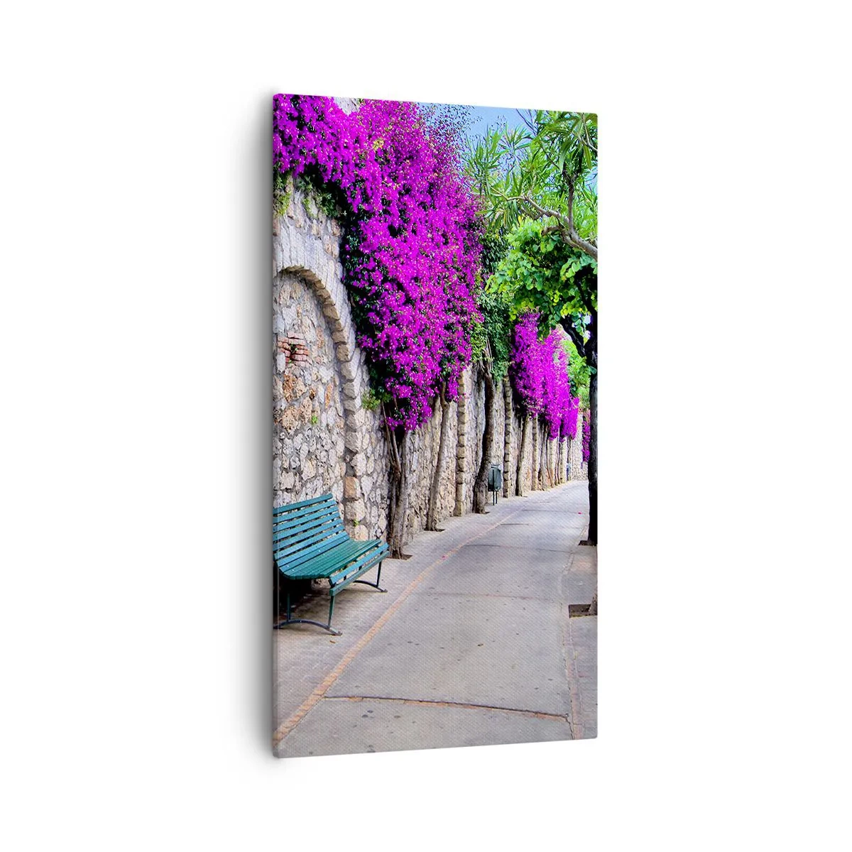 Bild auf Leinwand - Leinwandbild - Lass uns so schnell wie möglich treffen - 55x100 cm