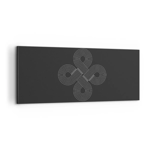 Bild auf Leinwand - Leinwandbild - Im keltischen Geist - 100x40 cm