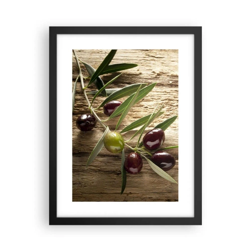 Poster in einem schwarzem Rahmen - Direkt aus der Natur - 30x40 cm