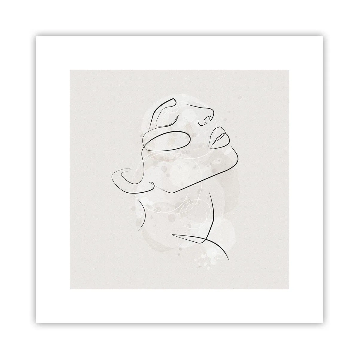 Poster - Die Umrisse eines Traums - 30x30 cm