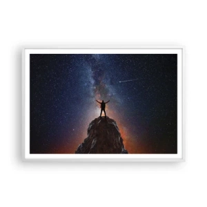 Poster in einem weißen Rahmen - Die Macht ist mit mir! - 100x70 cm