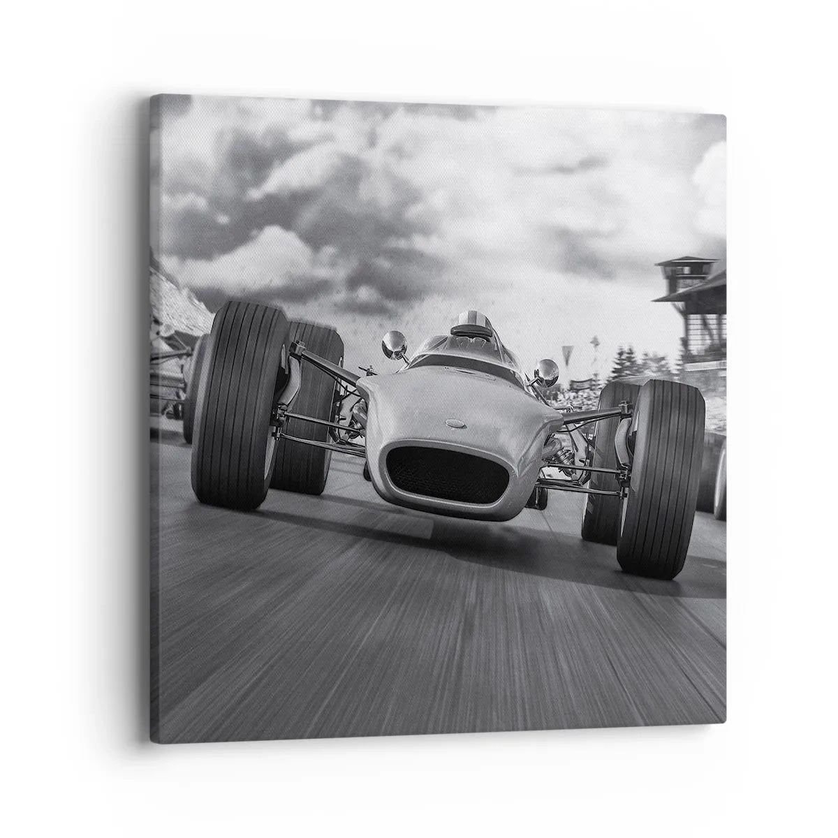 Bild auf Leinwand - Leinwandbild - Power ist da! - 40x40 cm