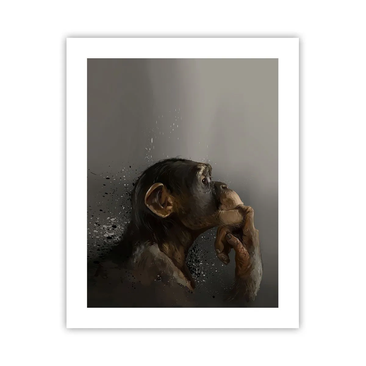 Poster - Sicherlich ein Denker - 40x50 cm