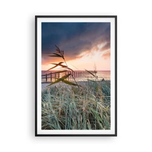 Poster in einem schwarzem Rahmen - Es vergeht nicht mit dem Wind - 61x91 cm