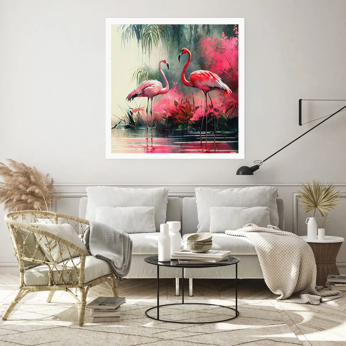 Poster - Lektion in natürlicher Anmut - 50x50 cm