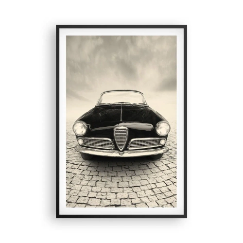 Poster in einem schwarzem Rahmen - Man muss mich einfach lieben - 61x91 cm