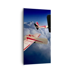 Bild auf Leinwand - Leinwandbild - Noch höher, noch weiter - 65x120 cm