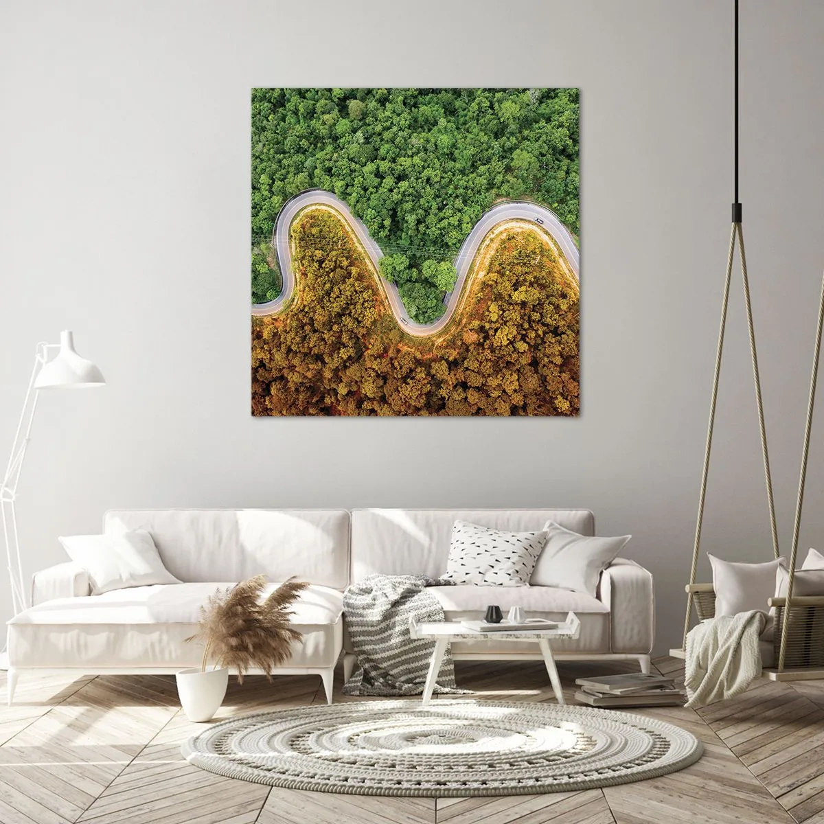 Bild auf Leinwand - Leinwandbild - Grenzen und Durchbrüche - 70x70 cm